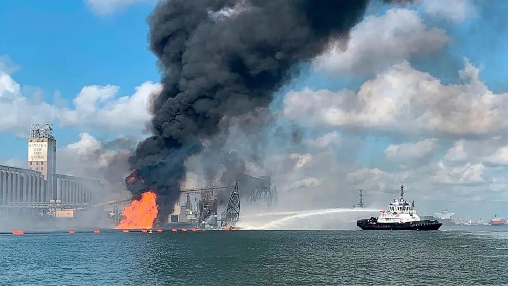 突發(fā)！輪船撞上天然氣管道，大爆炸！2死、2失蹤，6傷！